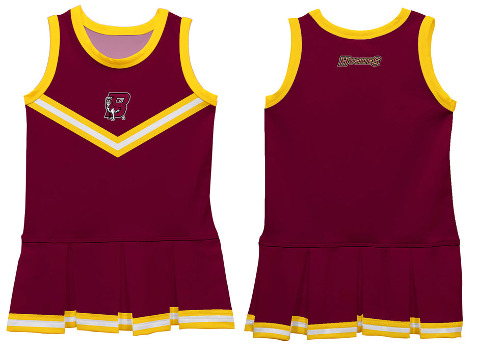 Bloomsburg Huskies Vive La Fete Game Day Maroon Sleeveless Cheerleader Dress - Vive La Fête - Online Apparel Store