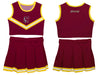 Bloomsburg Huskies Vive La Fete Game Day Maroon Sleeveless Cheerleader Set - Vive La Fête - Online Apparel Store