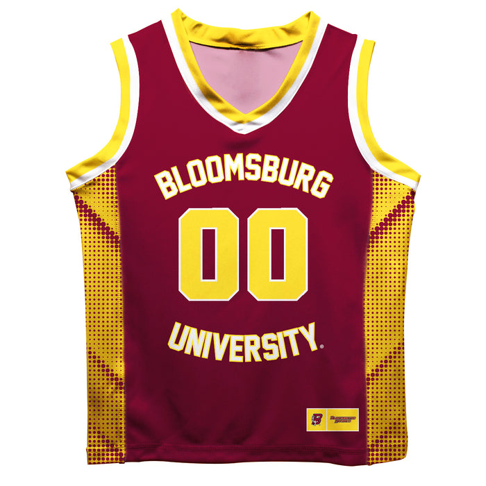 Bloomsburg University of Pennsylvania Huskies BU Vive La Fete Game Day Maroon Boys Fashion Basketball Top