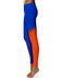 Boise State Broncos Vive la Fete Game Day Collegiate Leg Color Block Women Blue Orange Yoga Leggings - Vive La Fête - Online Apparel Store