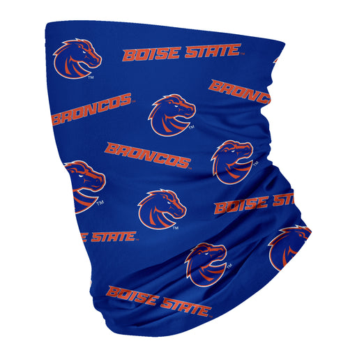 Boise State University Broncos Neck Gaiter Blue All Over Logo - Vive La Fête - Online Apparel Store