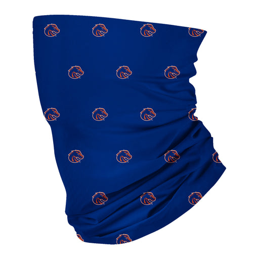 Boise State Broncos Vive La Fete All Over Logo Game Day  Collegiate Face Cover Soft 4-Way Stretch Two Ply Neck Gaiter - Vive La Fête - Online Apparel Store