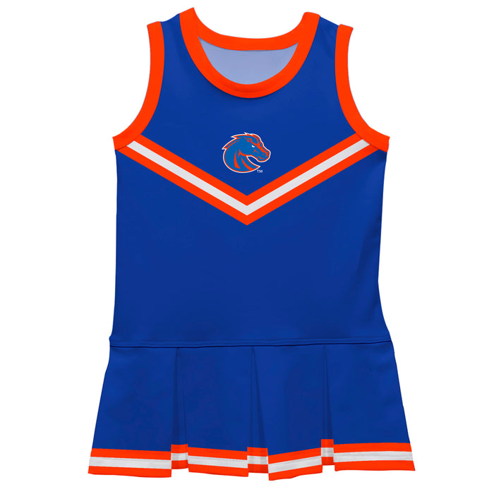 Boise State Broncos Vive La Fete Game Day Blue Sleeveless Cheerleader Dress
