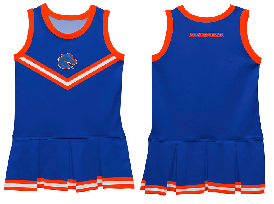 Boise State Broncos Vive La Fete Game Day Blue Sleeveless Cheerleader Dress - Vive La Fête - Online Apparel Store