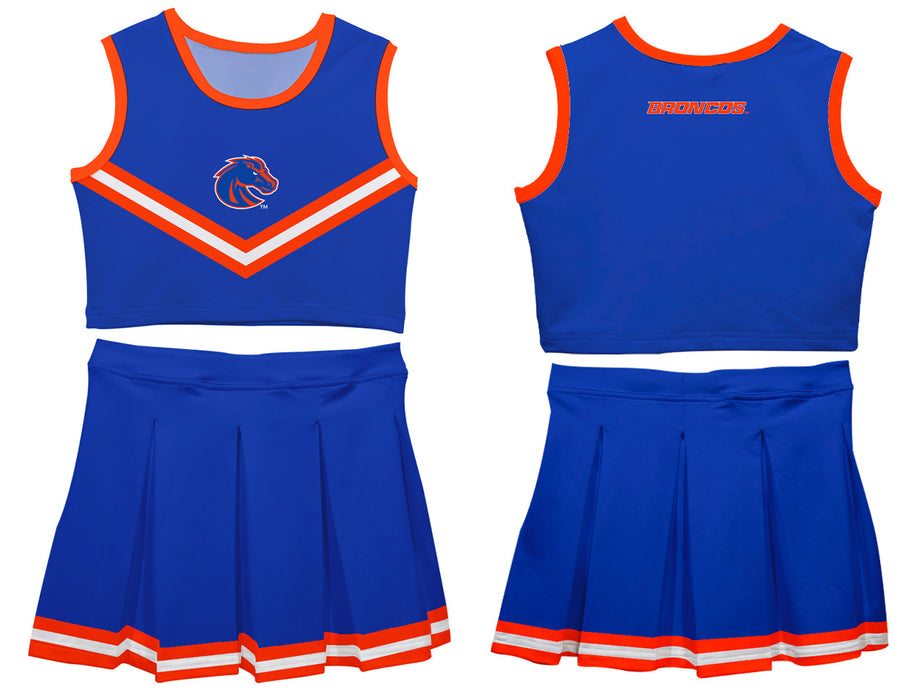Boise State Broncos Vive La Fete Game Day Blue Sleeveless Cheerleader Set - Vive La Fête - Online Apparel Store