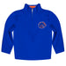 Boise State Broncos Vive La Fete Game Day Solid Blue Quarter Zip Pullover Sleeves