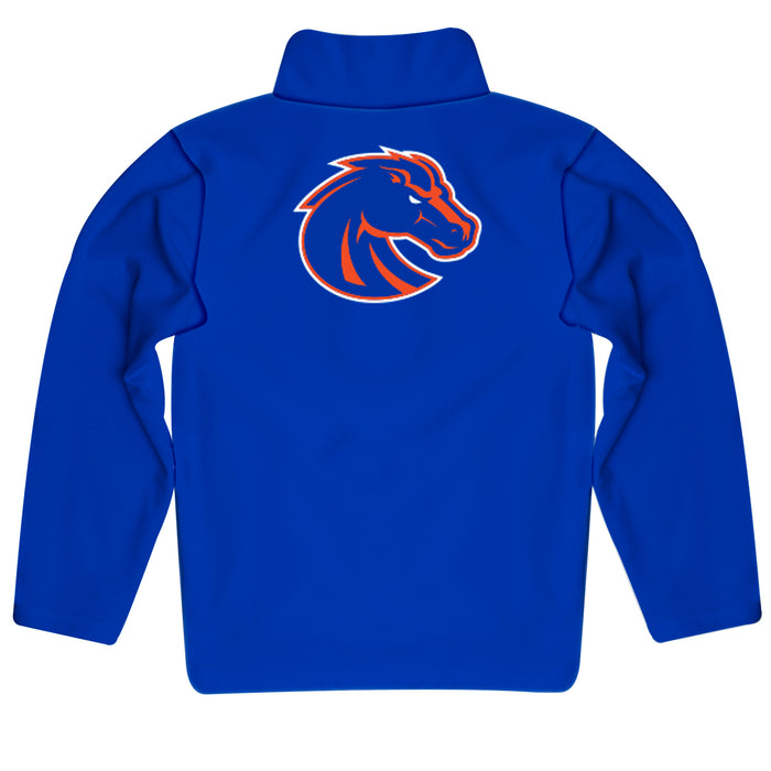 Boise State Broncos Vive La Fete Game Day Solid Orange Quarter Zip Pullover Sleeves - Vive La Fête - Online Apparel Store