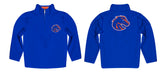 Boise State Broncos Vive La Fete Game Day Solid Orange Quarter Zip Pullover Sleeves - Vive La Fête - Online Apparel Store
