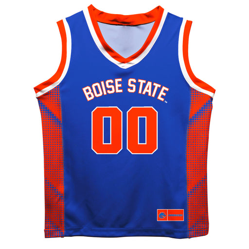 Boise State University Broncos Vive La Fete Game Day Blue Boys Fashion Basketball Top