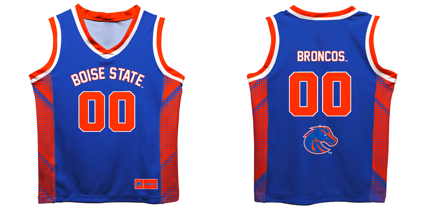 Boise State University Broncos Vive La Fete Game Day Blue Boys Fashion Basketball Top - Vive La Fête - Online Apparel Store