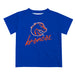 Boise State Broncos Vive La Fete Script V1 Blue Short Sleeve Tee Shirt