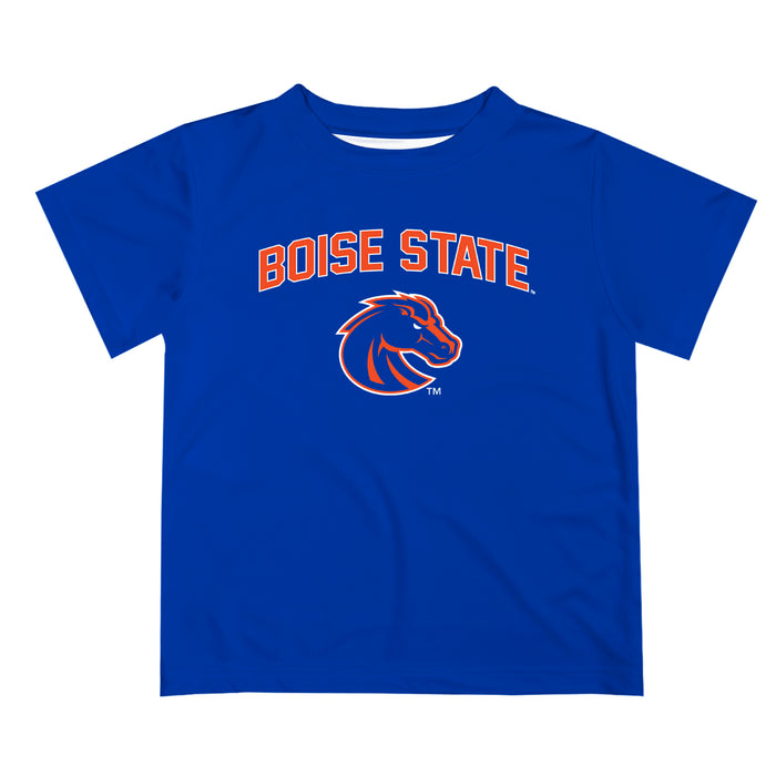 Boise State Broncos Vive La Fete Boys Game Day V2 Blue Short Sleeve Tee Shirt