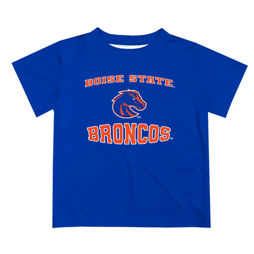 Boise State Broncos Vive La Fete Boys Game Day V3 Blue Short Sleeve Tee Shirt
