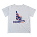 Boise State Broncos Vive La Fete State Map White Sleeve Tee Shirt