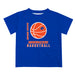 Boise State Broncos Vive La Fete Basketball V1 Blue Short Sleeve Tee Shirt