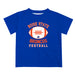 Boise State Broncos Vive La Fete Football V2 Blue Short Sleeve Tee Shirt
