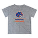 Boise State Broncos Vive La Fete Football V1 Heather Gray Short Sleeve Tee Shirt