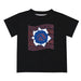 Boise State Broncos Vive La Fete Black Art V1 Short Sleeve Tee Shirt