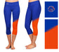 Boise State Broncos Vive La Fete Game Day Collegiate Leg Color Block Women Blue Orange Capri Leggings - Vive La Fête - Online Apparel Store