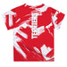 Boston University Vive La Fete Boys Game Day Red Short Sleeve Tee Paint Brush - Vive La Fête - Online Apparel Store