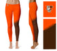 Bowling Green Falcons Vive la Fete Game Day Collegiate Leg Color Block Women Orange Brown Yoga Leggings - Vive La Fête - Online Apparel Store