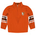 Bowling Green Falcons Vive La Fete Game Day Orange Quarter Zip Pullover Stripes on Sleeves - Vive La Fête - Online Apparel Store
