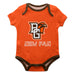 Bowling Green Falcons Vive La Fete Infant Game Day Orange Short Sleeve Onesie New Fan Logo and Mascot Bodysuit - Vive La Fête - Online Apparel Store
