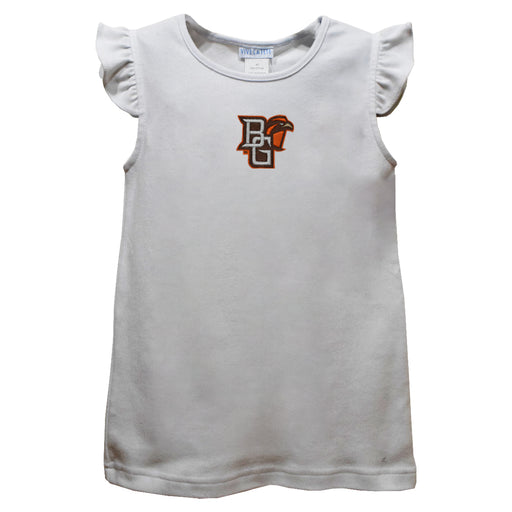 Bowling Green Falcons Embroidered White Knit Angel Sleeve