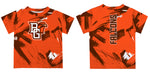 Bowling Green Falcons Vive La Fete Boys Game Day Orange Short Sleeve Tee Paint Brush - Vive La Fête - Online Apparel Store