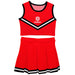 Bradley Braves Vive La Fete Game Day Red Sleeveless Cheerleader Set