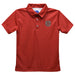 Bradley University Braves Embroidered Red Short Sleeve Polo Box Shirt