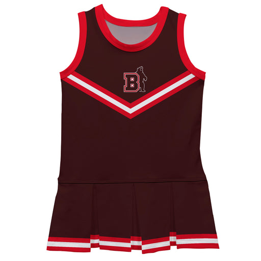 Brown University Bears Vive La Fete Game Day Brown Sleeveless Cheerleader Dress