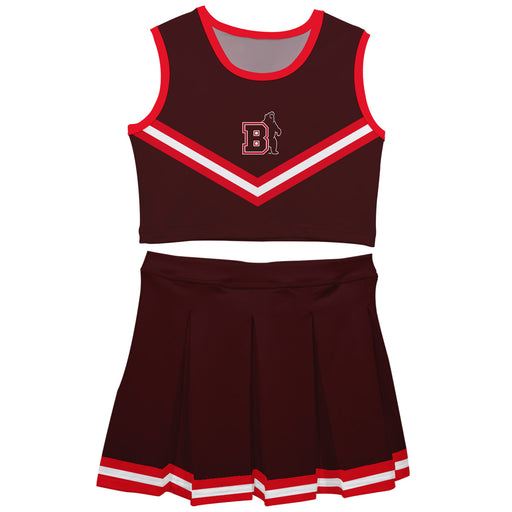 Brown University Bears Vive La Fete Game Day Brown Sleeveless Chearleader Set