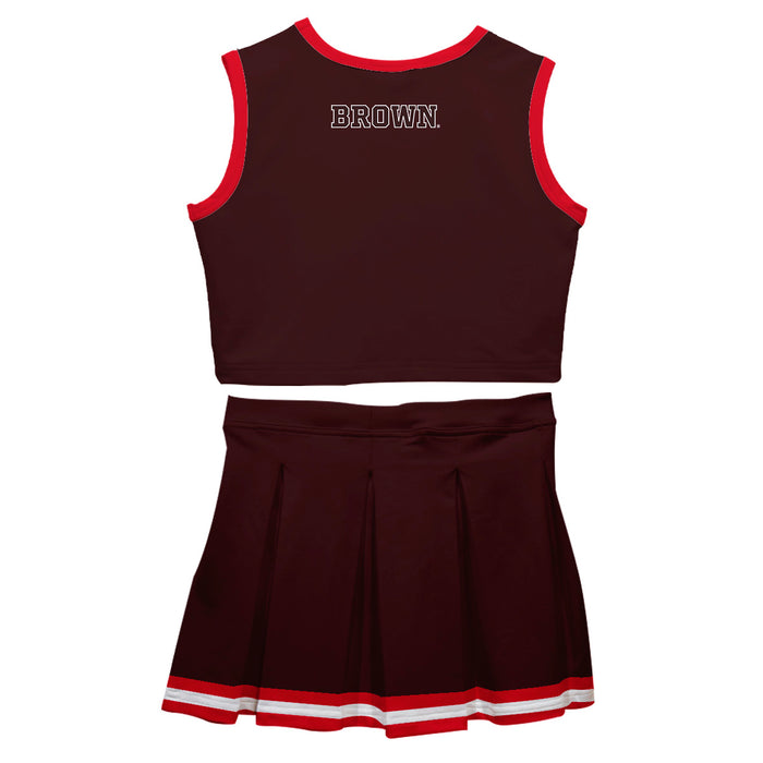 Brown University Bears Vive La Fete Game Day Brown Sleeveless Chearleader Set - Vive La Fête - Online Apparel Store