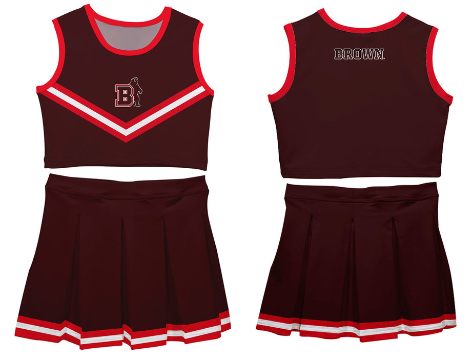 Brown University Bears Vive La Fete Game Day Brown Sleeveless Chearleader Set - Vive La Fête - Online Apparel Store