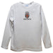 Brown University Bears Embroidered White Knit Long Sleeve Boys Tee Shirt