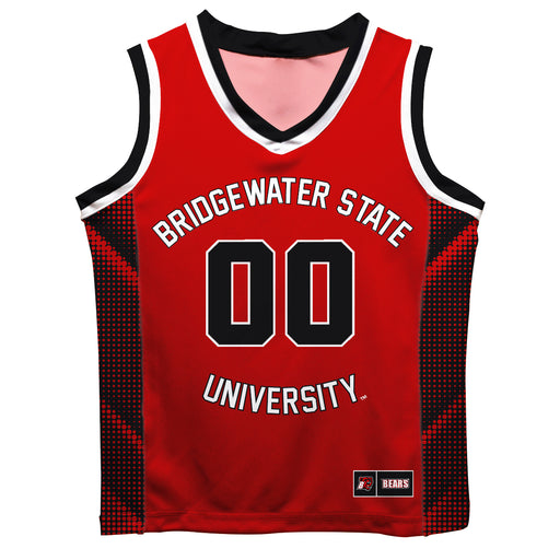 Bridgewater State University Bears BSU Vive La Fete Game Day Red Boys Fashion Basketball Top
