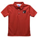 Bridgewater State Bears BSU Embroidered Red Short Sleeve Polo Box
