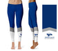 Broward Seahawks Vive la Fete Game Day Collegiate Ankle Color Block Women Blue White Yoga Leggings - Vive La Fête - Online Apparel Store