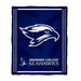 Broward College Seahawks Vive La Fete Kids Game Day Blue Plush Soft Minky Blanket 36 x 48 Mascot