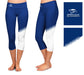 Broward Seahawks Vive La Fete Game Day Collegiate Leg Color Block Girls Blue White Capri Leggings - Vive La Fête - Online Apparel Store