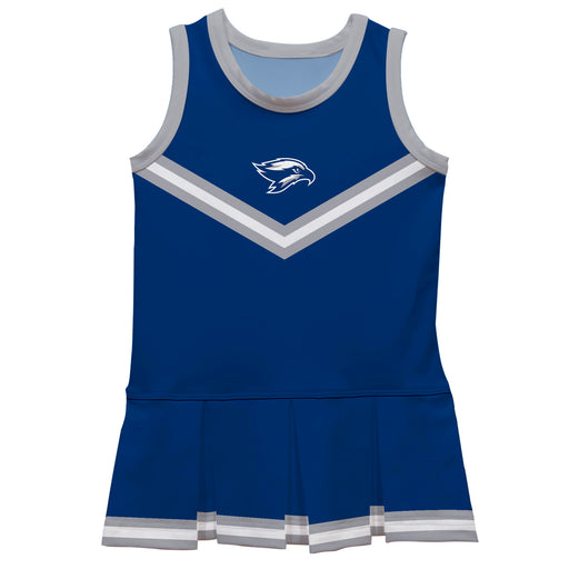 Broward Seahawks Vive La Fete Game Day Blue Sleeveless Cheerleader Dress