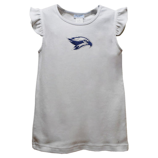 Broward College Seahawks Embroidered White Knit Angel Sleeve