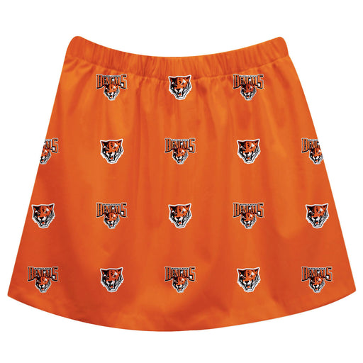 Buffalo State Bengals Skirt Orange All Over Logo - Vive La Fête - Online Apparel Store