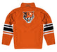 Buffalo State Bengals Vive La Fete Game Day Orange Quarter Zip Pullover Stripes on Sleeves - Vive La Fête - Online Apparel Store