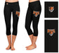 Buffalo Bengals Vive La Fete Game Day Collegiate Large Logo on Thigh and Waist Girls Black Capri Leggings - Vive La Fête - Online Apparel Store