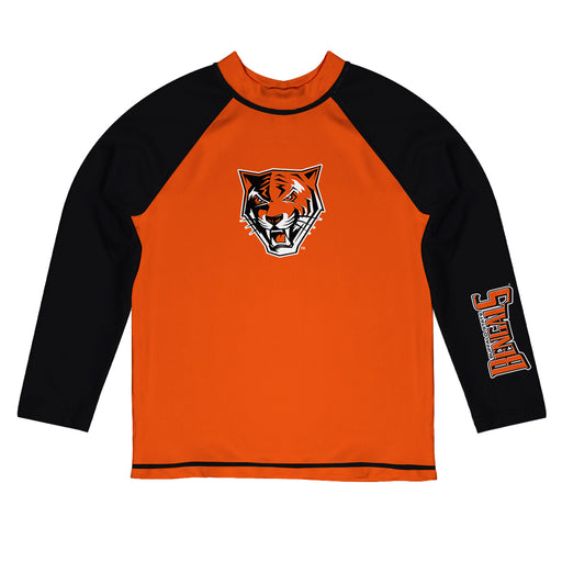 Buffalo Bengals Vive La Fete Logo Orange Black Long Sleeve Raglan Rashguard
