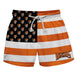 Buffalo State Bengals Vive La Fete Game Day Orange White Black Flag Swimtrunks V1