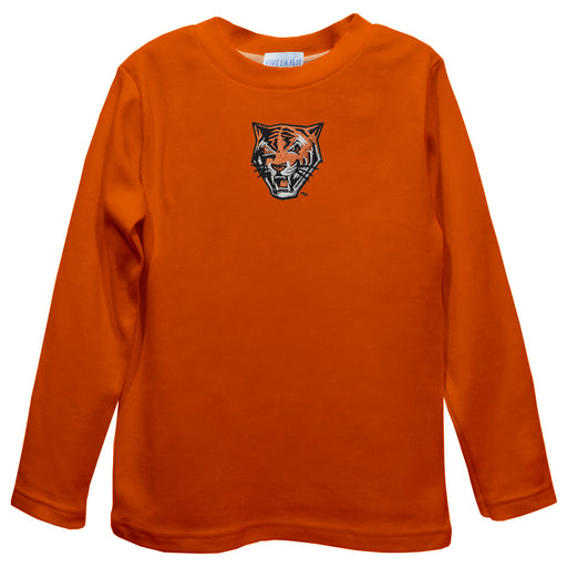 Buffalo State Bengals Embroidered Orange knit Long Sleeve Boys Tee Shirt