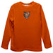 Buffalo State Bengals Embroidered Orange knit Long Sleeve Boys Tee Shirt